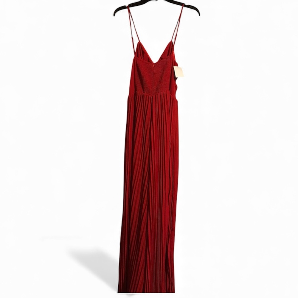 Petal & Pup Red Pleated Jumpsuit - Picture 9 of 12
